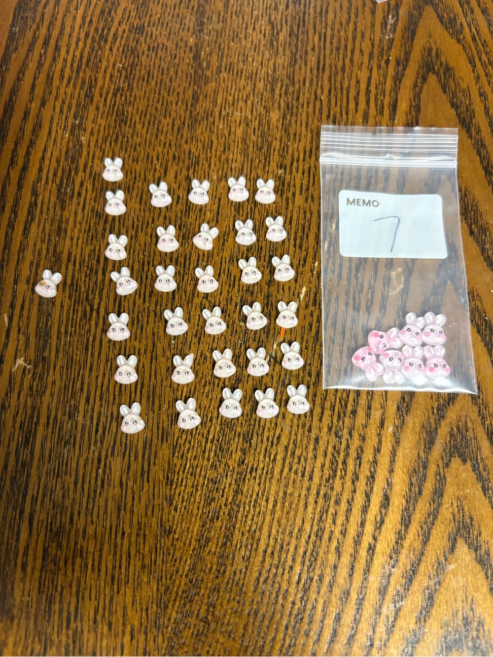 SEONGHWA DDEONGbyeoli Set of 39 Nail Art Resin Charms Mini Aniteez Ateez